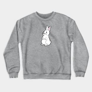 White Bunny rabbit Crewneck Sweatshirt